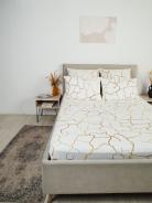 Простыня бязь - Кракле, цвет белый - фото