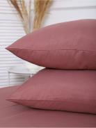Комплект наволочек полисатин гладкокрашенный - Коричневый - фото 4