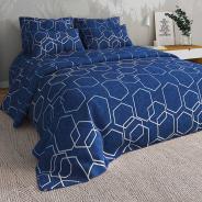 КПБ бязь Премиум - Светящаяся геометрия - фото