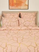 Пододеяльник бязь молния - Кракле, цвет пудра - фото 2