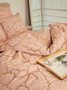 Пододеяльник бязь молния - Кракле, цвет пудра - фото 3