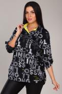 Туника 36525 черный - фото