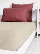 Простыня Микрофибра Узор - Пломбир - фото