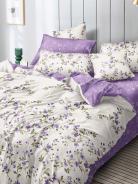 Постельное белье поплин эксклюзив на молнии - Эмилия - фото