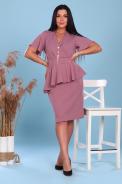 Платье 47027 сухая роза - фото