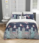 Постельное белье детское поплин на молнии - Супергерои - фото