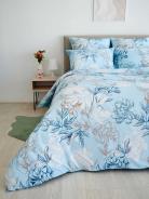 Пододеяльник поплин - Симфония, цвет голубой - фото