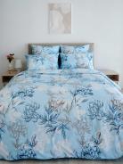 Пододеяльник поплин - Симфония, цвет голубой - фото 3