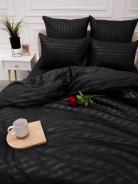 Пододеяльник Микрофибра Страйп - Графит - фото
