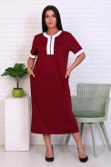 Платье 31643 бордо - фото