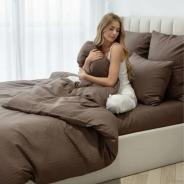 КПБ Микрофибра-Страйп - Мокко 1х1 - фото