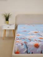 Простыня бязь люкс - Ромашки - фото