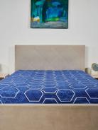 Простыня бязь на резинке - Геометрия свечения - фото