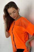 Футболка 8078 оранжевый - фото