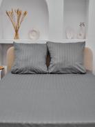 Комплект наволочек Микрофибра Страйп - Светлый серый - фото 3