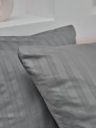 Комплект наволочек Микрофибра Страйп - Светлый серый - фото 4