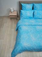 КПБ поплин премиум - Вернисаж Голубой - фото