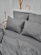 КПБ Микрофибра-Страйп - Светлый серый - фото 5