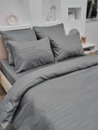 КПБ Микрофибра-Страйп - Светлый серый - фото 9