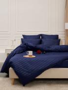 КПБ Микрофибра-Страйп - Синий - фото