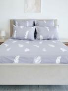 Простыня бязь - Эко перья Простыня бязь - Эко перья - фото