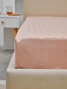 Простыня Микрофибра Страйп - Пудра - фото 2