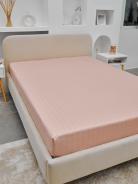Простыня Микрофибра Страйп - Пудра - фото 4