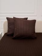Комплект наволочек Микрофибра Страйп - Шоколад - фото 3