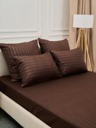 Комплект наволочек Микрофибра Страйп - Шоколад - фото 4