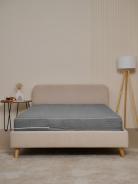 Чехол на матрац стеганный - Темно-серый - фото