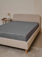 Чехол на матрац стеганный - Темно-серый - фото 3