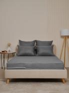 Чехол на матрац стеганный - Темно-серый - фото 5