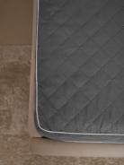 Чехол на матрац стеганный - Темно-серый - фото 8
