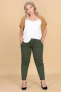 Брюки 4475 хаки - фото