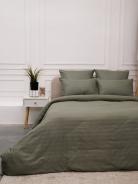 Постельное белье микрофибра страйп - Хаки - фото 10