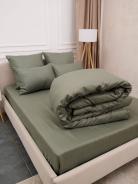 Постельное белье микрофибра страйп - Хаки - фото 2