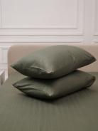 Постельное белье микрофибра страйп - Хаки - фото 9