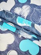 Простыня поплин - Романтика, цвет бирюзовый - фото 4