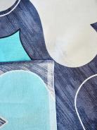 Простыня поплин - Романтика, цвет бирюзовый - фото 5