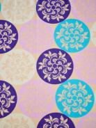 Простыня поплин - Медальоны, цвет сине-фиолетовый - фото 3