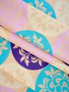 Простыня поплин - Медальоны, цвет сине-фиолетовый - фото 4