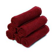 Салфетка махровая - Бордовый Салфетка махровая - Бордовый - фото