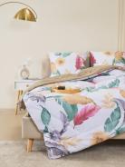 Комплект постельного белья из сатина с одеялом - Листья тропиков - фото 4