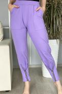 Брюки 8154 лавандовый - фото