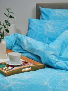 Пододеяльник поплин - Вернисаж, цвет голубой - фото 5