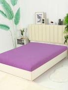 Простыня на резинке Махра - Сирень - фото