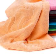 Полотенце махровое - Ножки, цвет персиковый - фото
