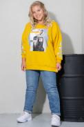 Толстовка 4444 горчичный - фото