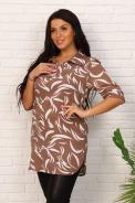 Туника 31558 коричневый Туника 31558 коричневый - фото