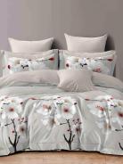 Постельное белье сатин элит на молнии - Цветущие яблони - фото